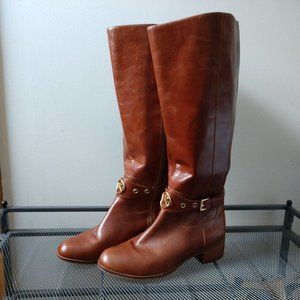 Brand New MK Genuine Leather Wide Calf Boots